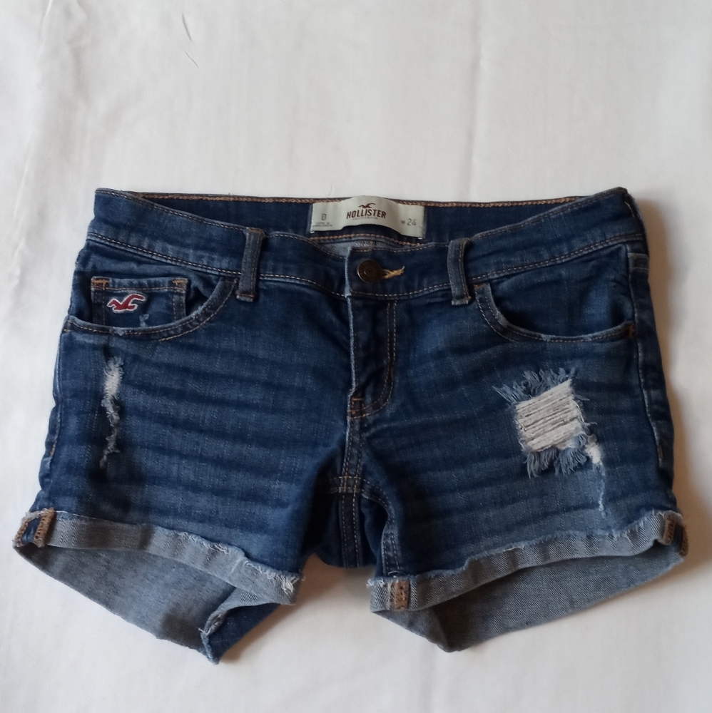 Junior's Hollister Blue Jean Shorts